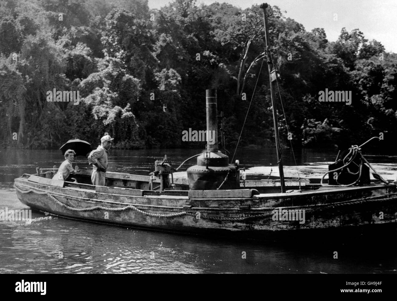 AFRICAN QUEEN The African Queen USA/GB 1951 John Huston KATHARINE