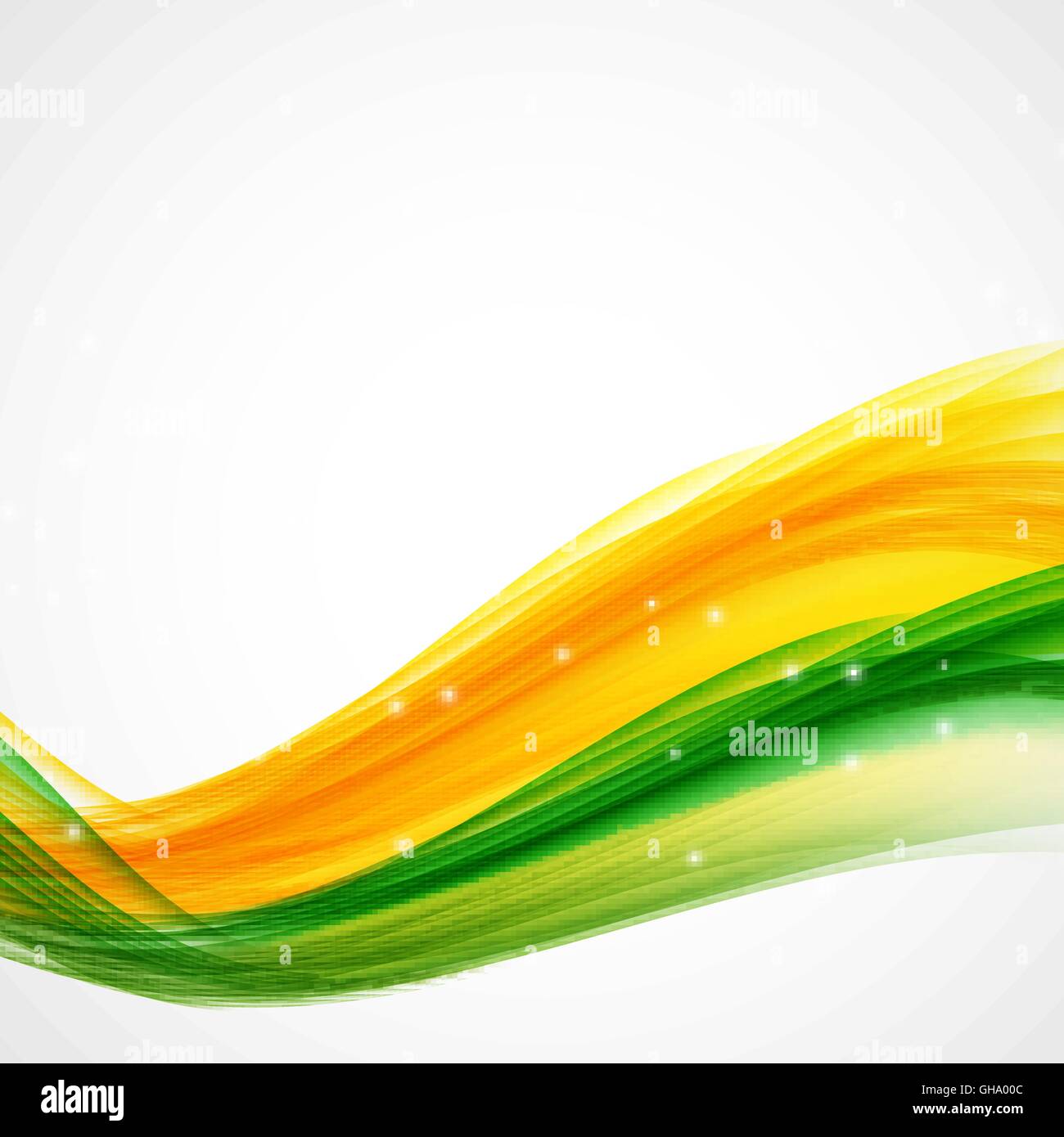 Waves of color flag of Brazil on White Background. Vector Illust Stock  Vector Image & Art - Alamy