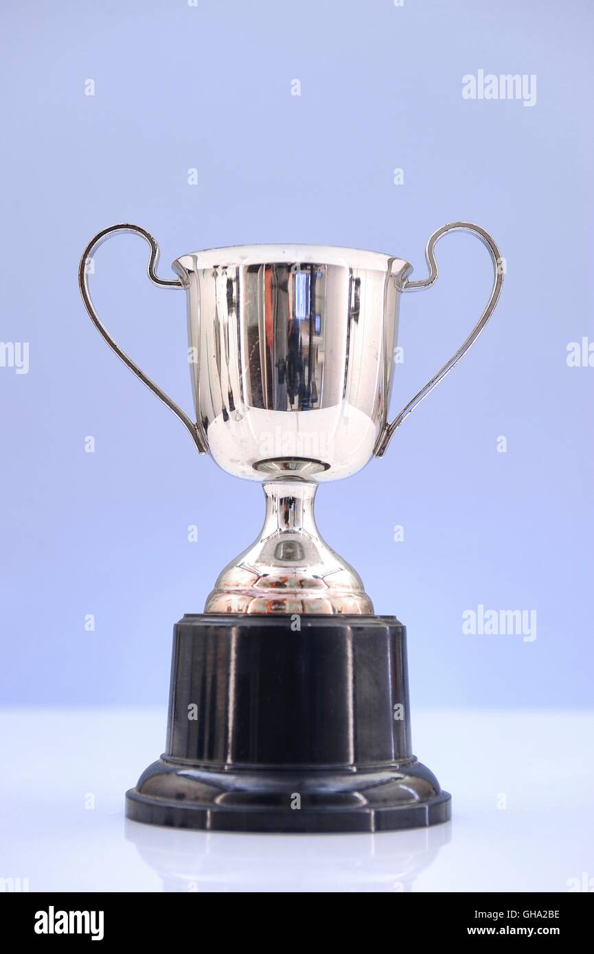 A studio photo of a vintage trophy Stock Photo - Alamy