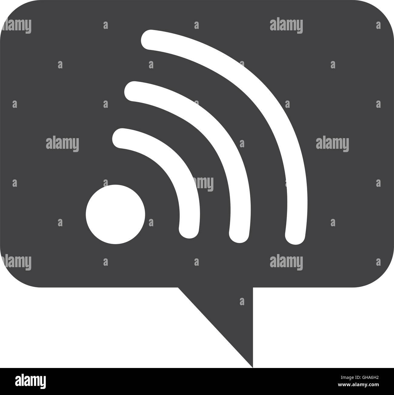 speech bubble social media icon Stock Vector Image & Art - Alamy