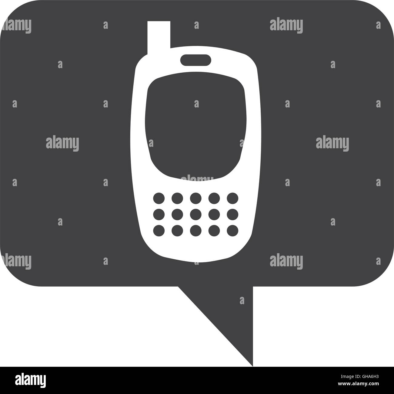 speech bubble social media icon Stock Vector Image & Art - Alamy