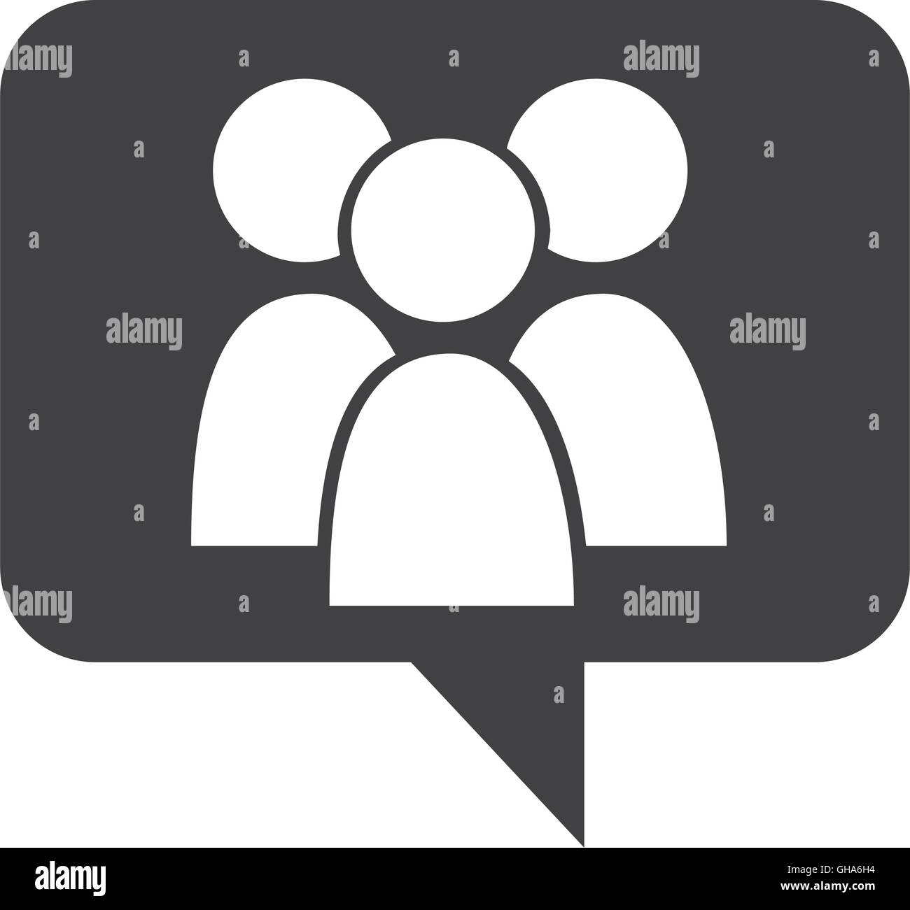 speech bubble social media icon Stock Vector Image & Art - Alamy