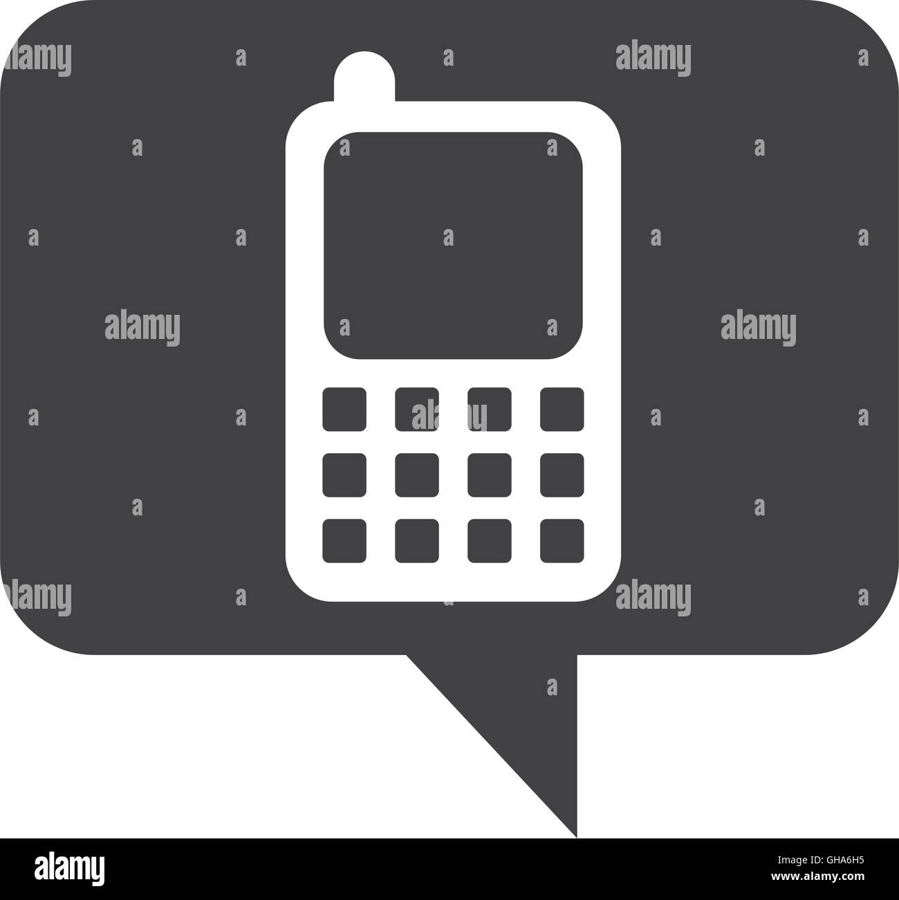 speech bubble social media icon Stock Vector Image & Art - Alamy