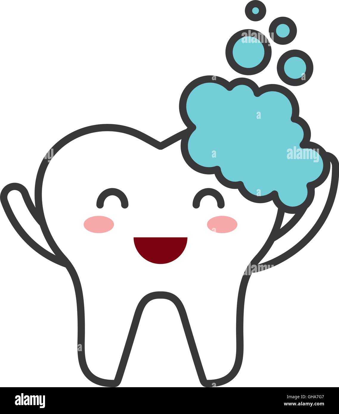 teeth character isolated icon Stock Vector Image & Art - Alamy
