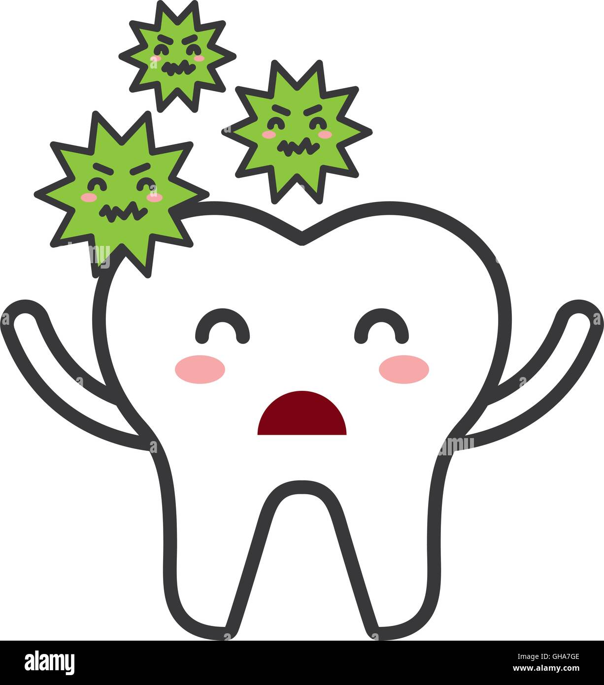 teeth character isolated icon Stock Vector Image & Art - Alamy
