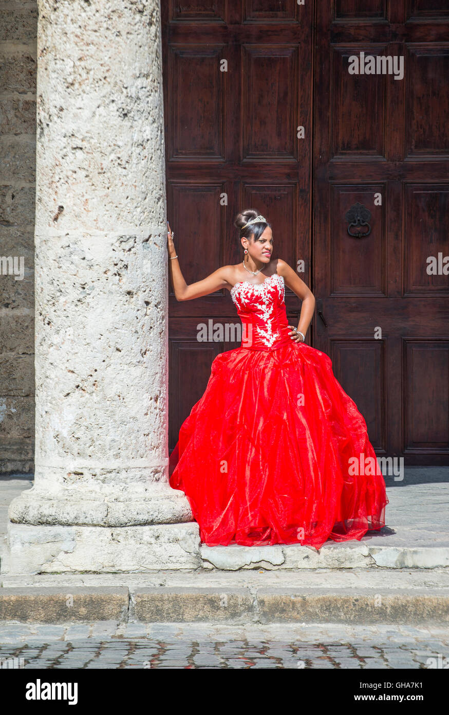 cuban red dress The Story of a Red Dress in Cuba