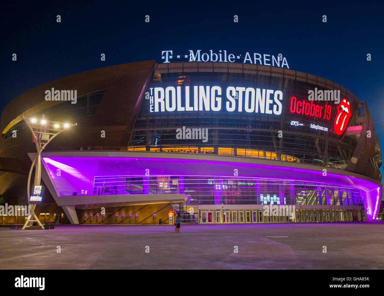 The TMobile arena in Las Vegas Stock Photo Alamy