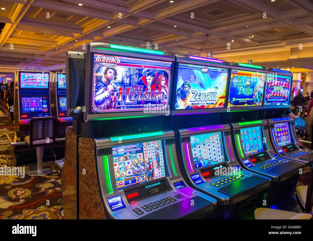 The interior of Bellagio hotel and casino Stock Photo - Alamy