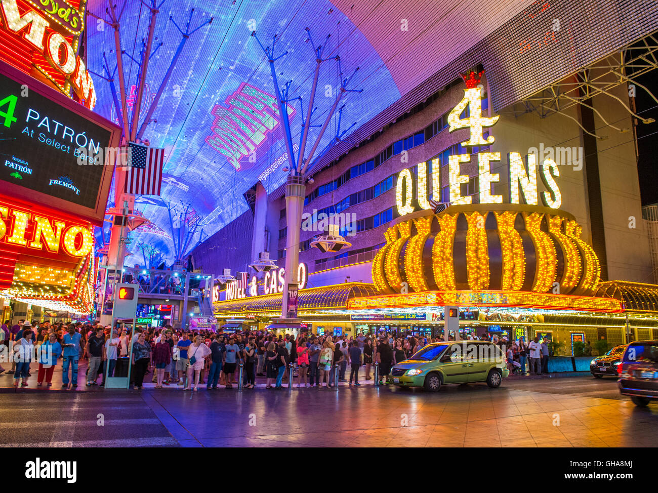 The Fremont Street Experience in Las Vegas Stock Photo Alamy