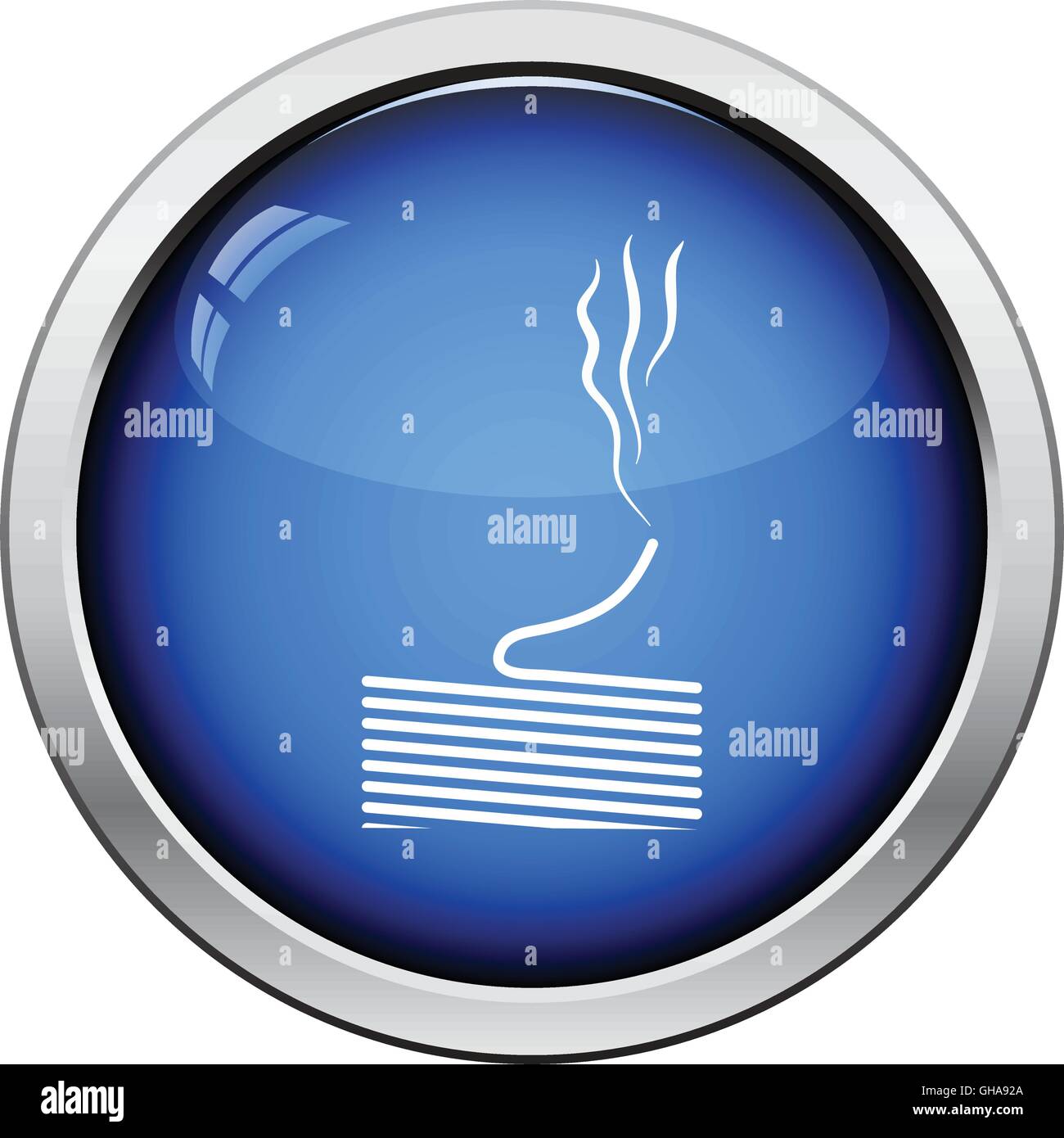 Solder wire icon. Glossy button design. Vector illustration Stock ...