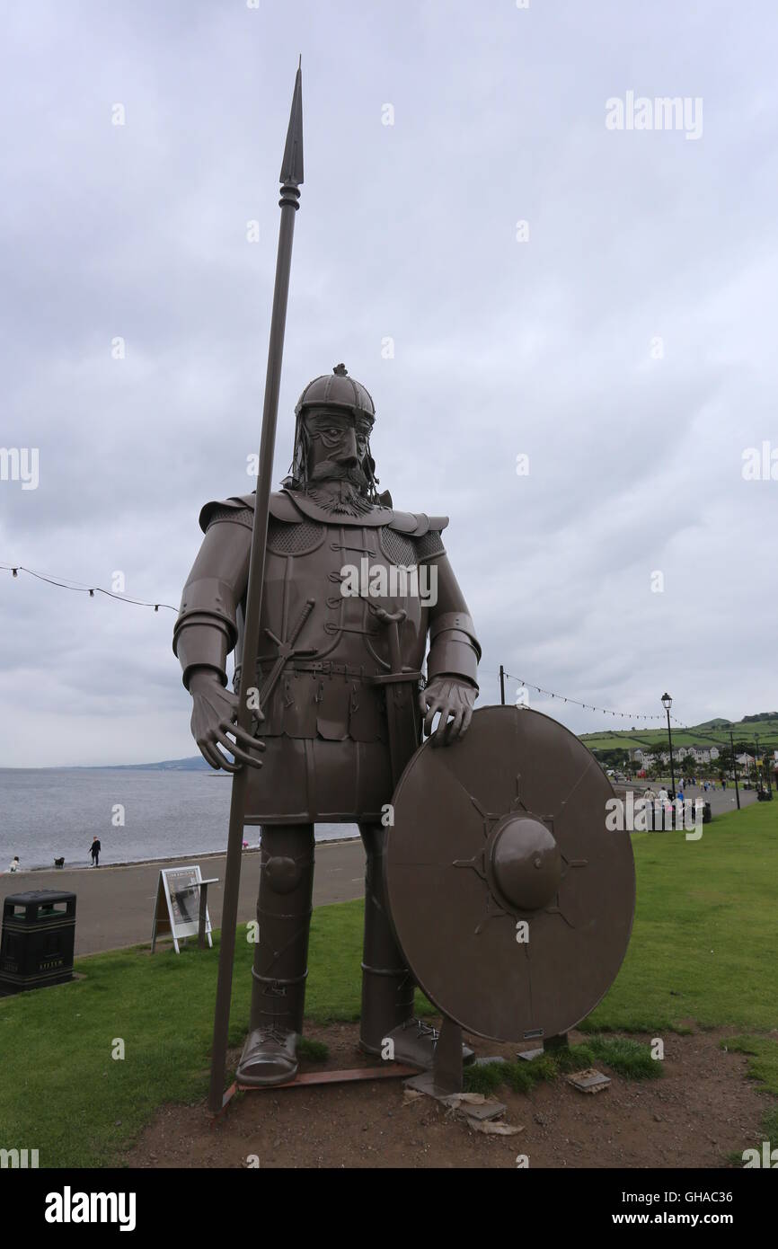 Viking sculpture Largs Scotland August 2016 Stock Photo Alamy
