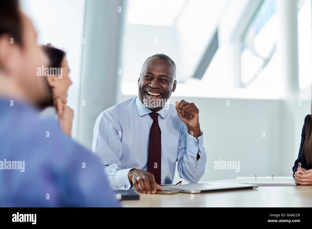 Happy man laughing enjoying hi-res stock photography and images - Alamy