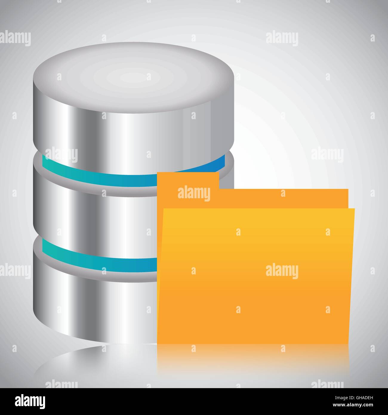 File archive data center web hosting. Vector graphic Stock Vector Image ...