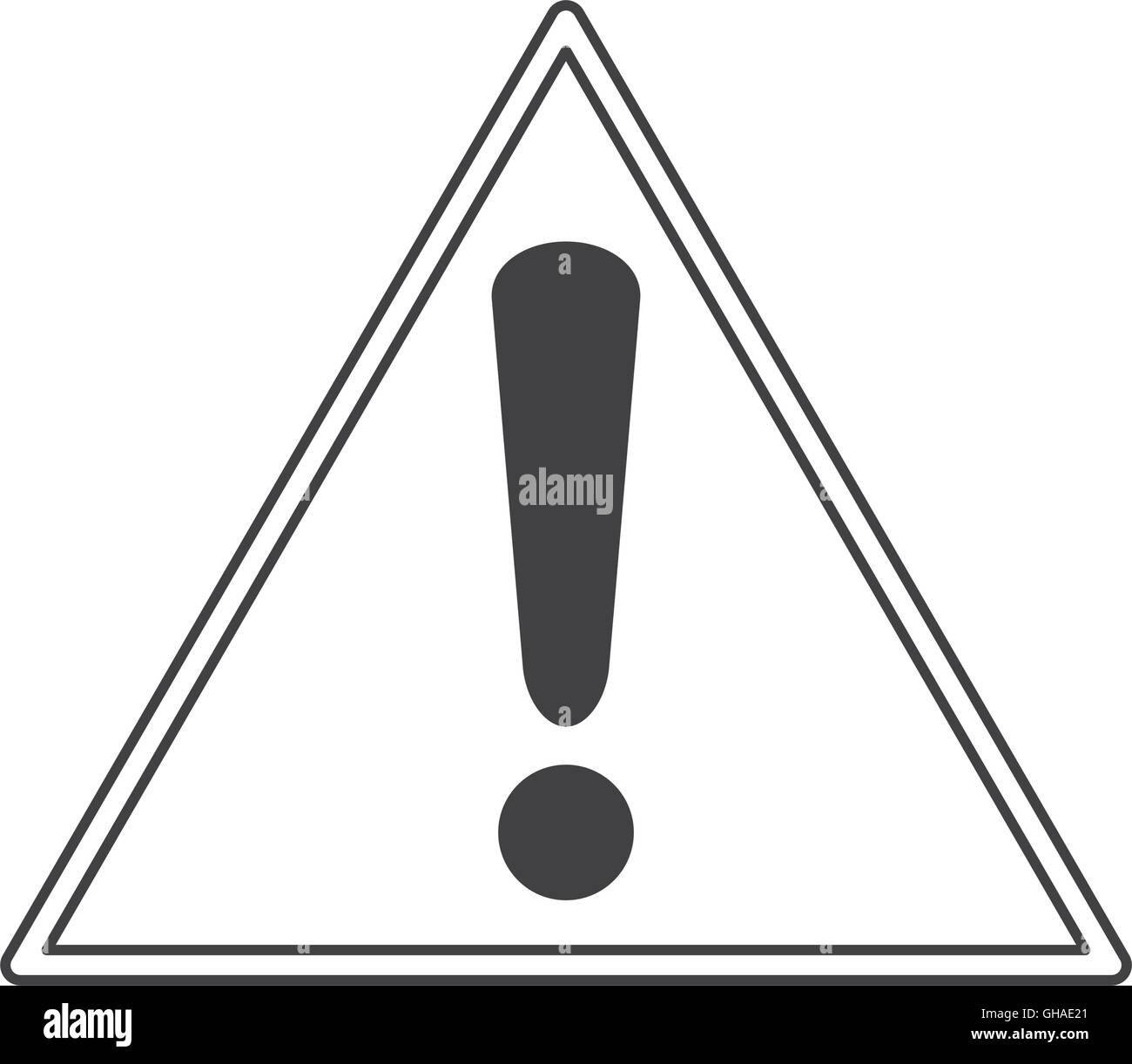 warning sign icon Stock Vector Image & Art - Alamy