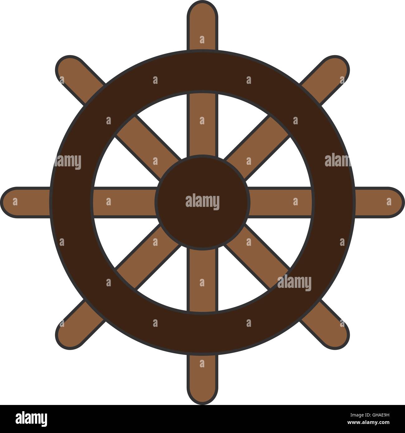 boat rudder icon Stock Vector Image & Art - Alamy