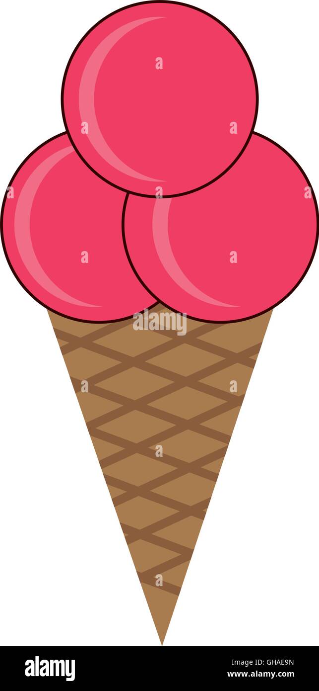 ice cream cone icon Stock Vector Image & Art - Alamy
