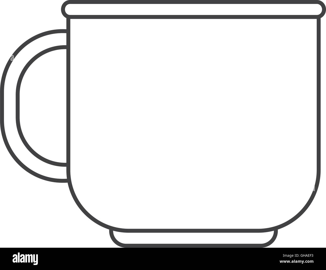 single mug icon Stock Vector Image & Art - Alamy