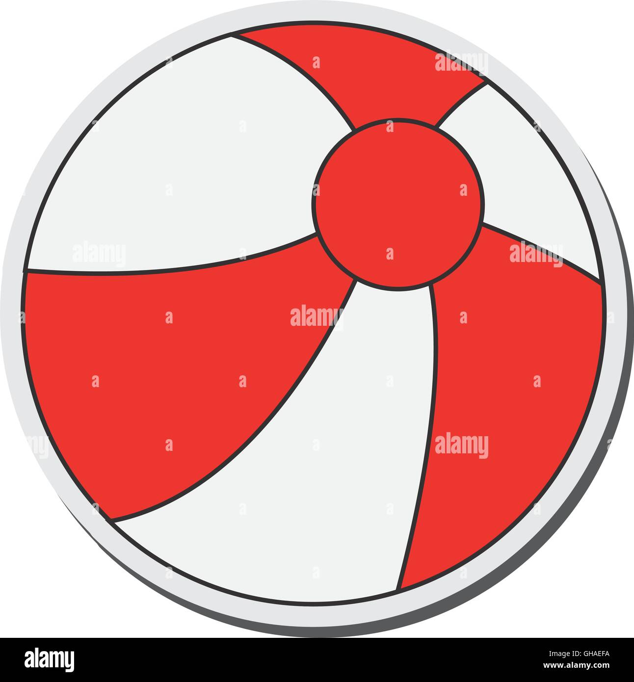 beach ball icon Stock Vector Image & Art Alamy