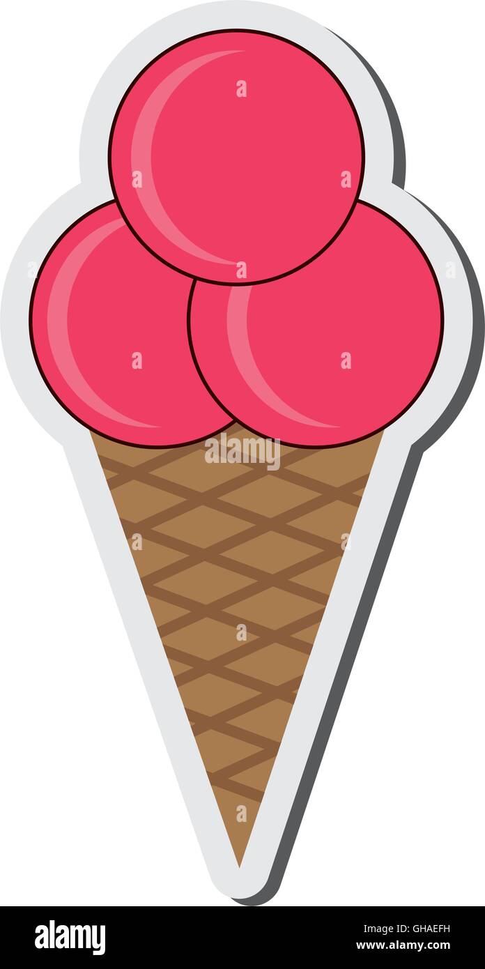ice cream cone icon Stock Vector Image & Art - Alamy