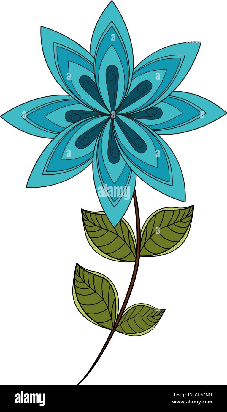 flower leaf garden icon. Vector graphic Stock Vector Image & Art - Alamy