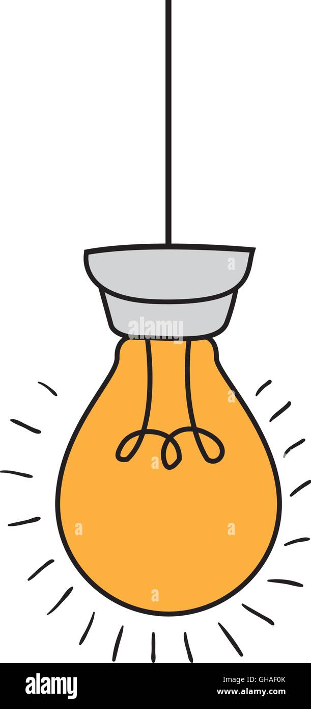 light bulb power energy icon. Vector graphic Stock Vector Image & Art ...