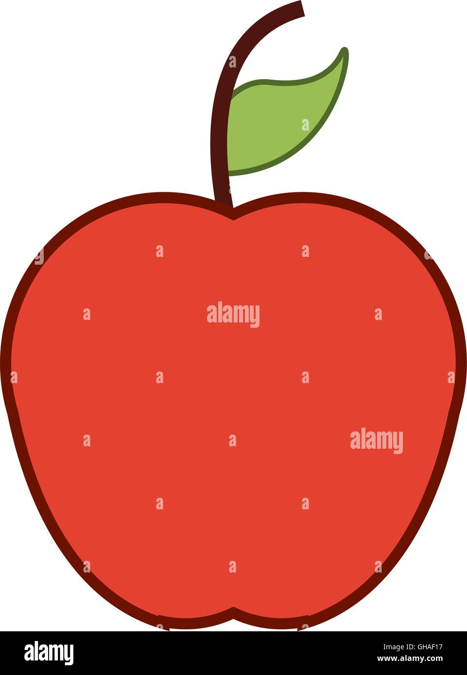 single apple icon Stock Vector Image & Art - Alamy