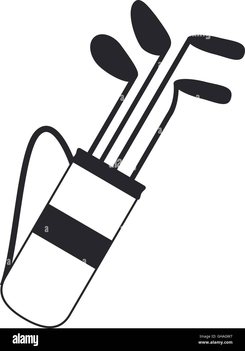golf bag icon Stock Vector Image & Art Alamy