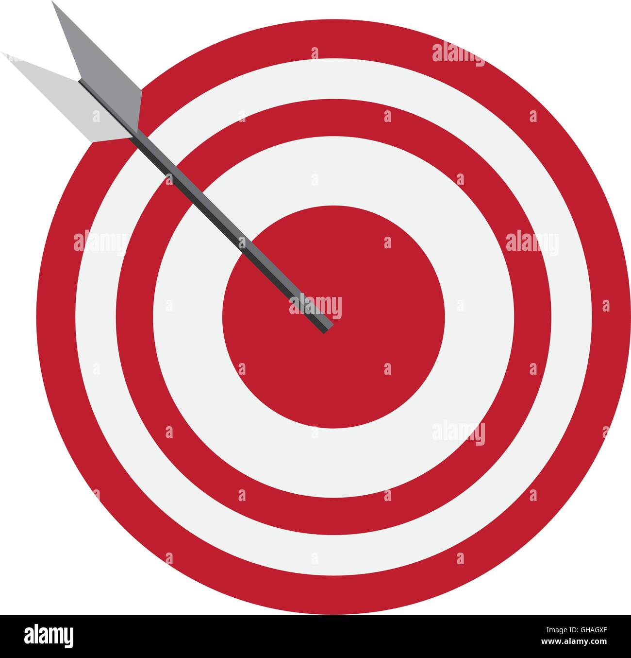 bullseye with arrow icon Stock Vector Image & Art - Alamy