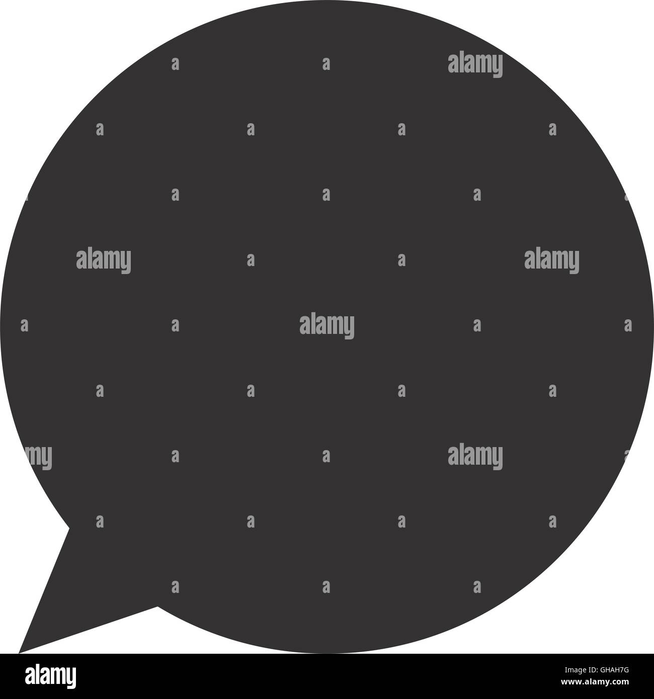 conversation bubble icon Stock Vector Art & Illustration, Vector Image