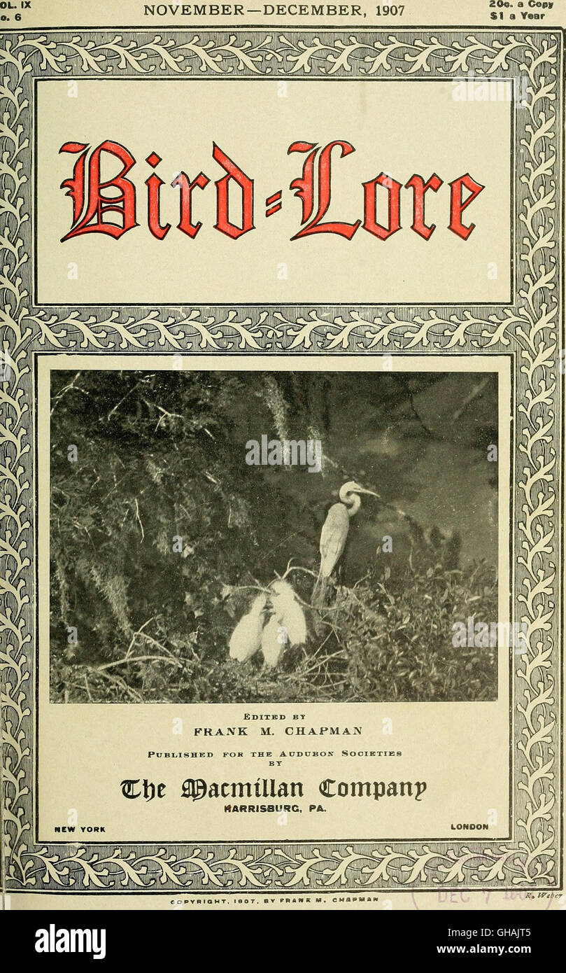 Bird lore (1907) Stock Photo