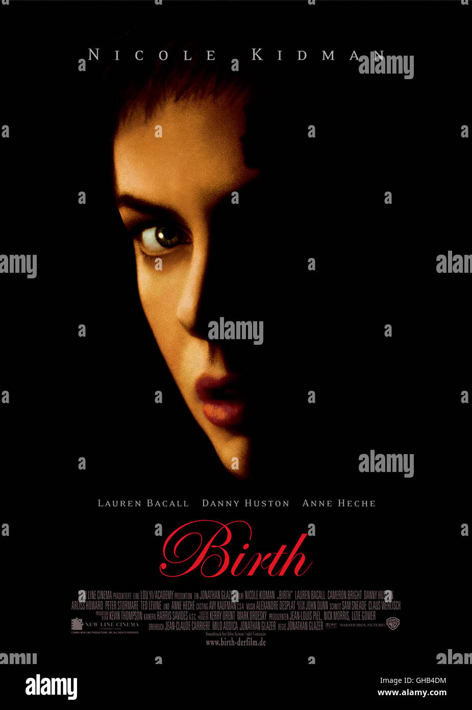 Birth Usa 04 Jonathan Glazer Filmplakat Regie Jonathan Glazer Stock Photo Alamy