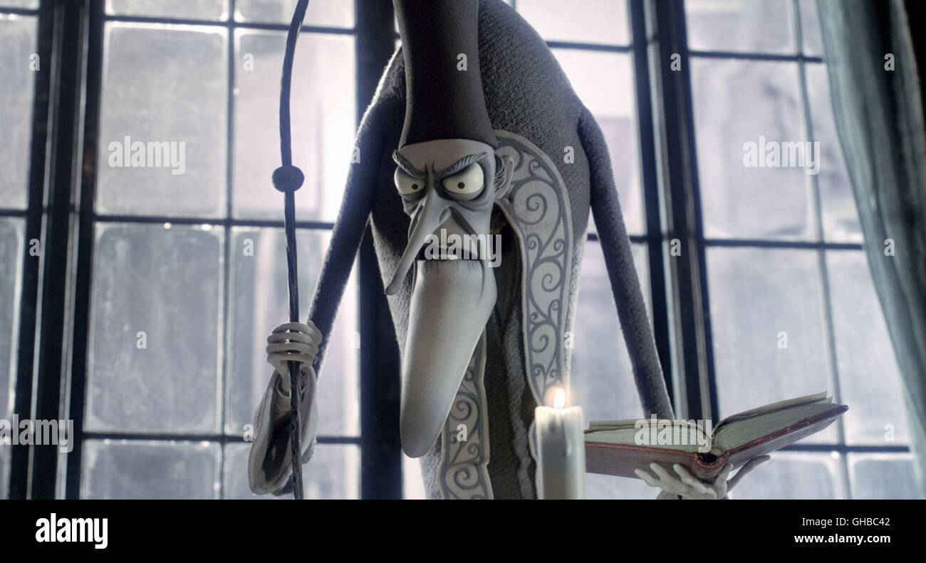 TIM BURTON'S CORPSE BRIDE - HOCHZEIT MIT EINER LEICHE Tim Burton's Corpse Bride USA 2005 Tim Burton Pastor Galswells Regie: Tim Burton aka. Tim Burton's Corpse Bride Stock Photo