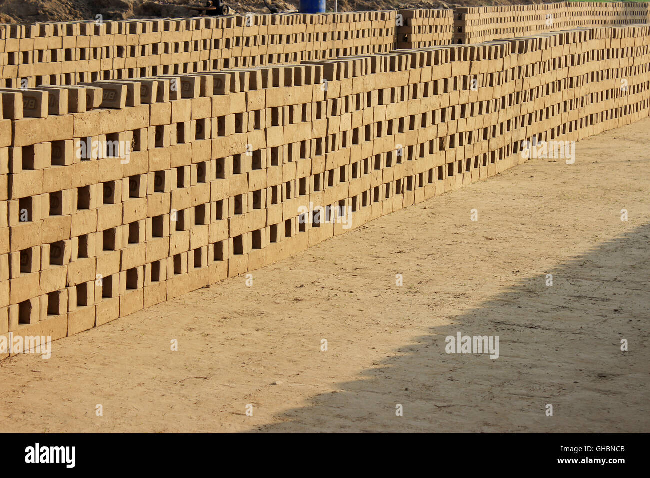 Mud Brick Stack Stack of wet bricks hi-res stock photography and images - Alamy