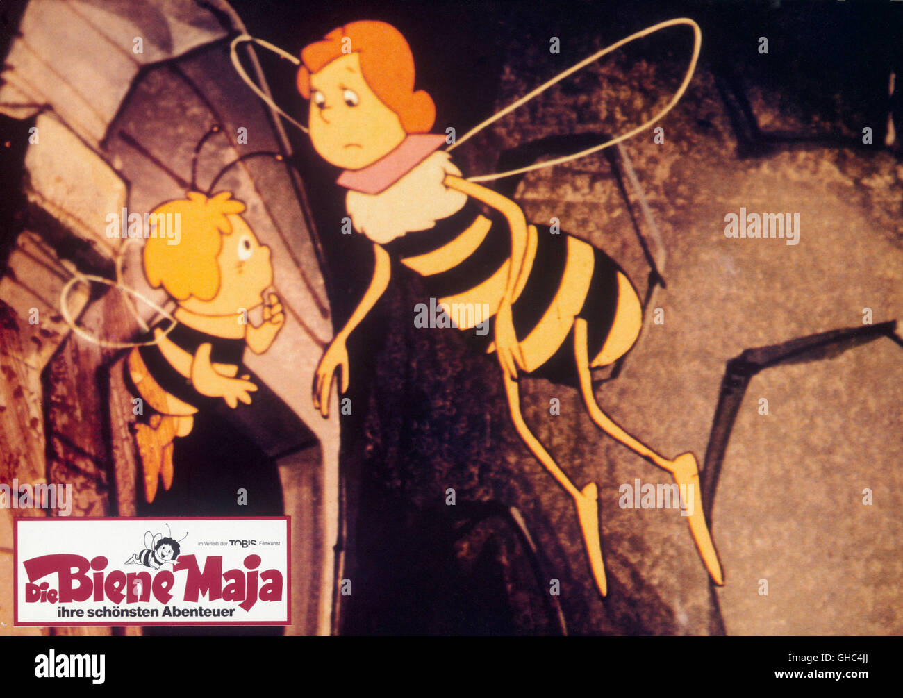 DIE BIENE MAJA Mitsubachi Maja no Booken / Maya the Bee Japan 1975 Folge 2: Maja lernt Fliegen image: Maja und Kassandra aka. Mitsubachi Maja no Booken / Maya the Bee Stock Photo