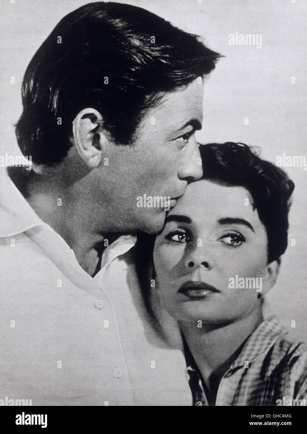 WEITES LAND - THE BIG COUNTRY USA 1958 William Wyler James McKay (GREGORY PECK), Julie Maragon (JEAN SIMMONS) Regie: William Wyler Stock Photo