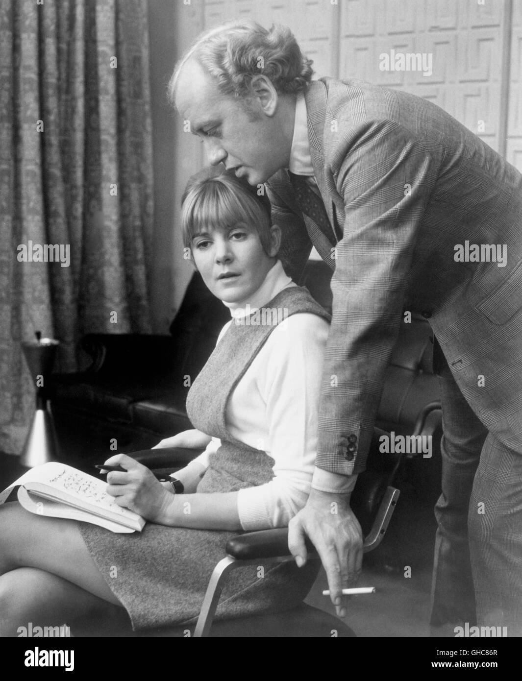 THE RECKONING UK 1969 Jack Gold Hilda Greening (ZENA WALKER), Michael Marler (NICOL WILLIAMSON) Regie: Jack Gold Stock Photo