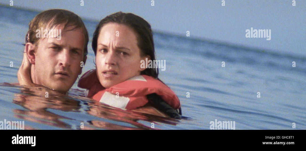 OPEN WATER 2 D 2005 Hans Horn Amy (SUSAN MAY PRATT) und James (RICHARD  SPEIGHT Jr.) sind am Ende ihrer Kräfte. Regie: Hans Horn Stock Photo - Alamy