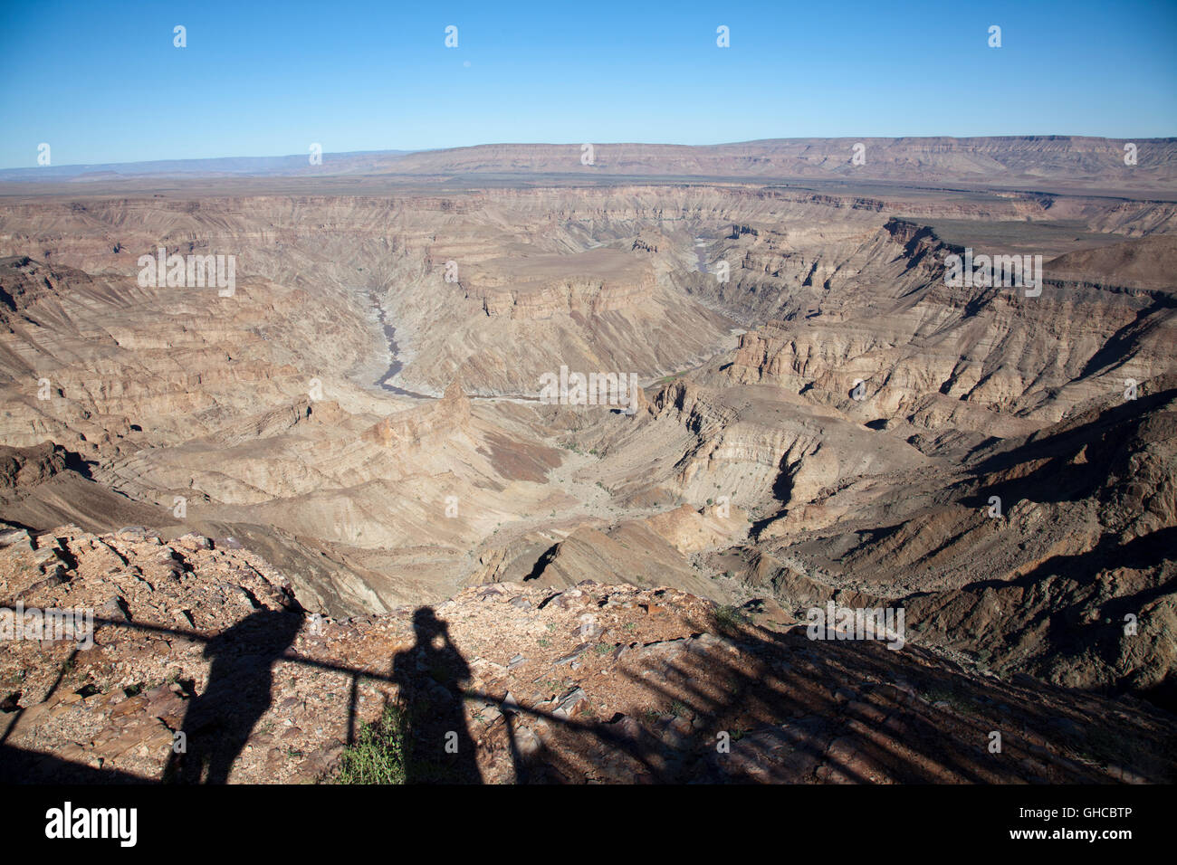 View Point Structure Fish River Canyon Viewpoint Structure in Namibia Stock Photo - Alamy