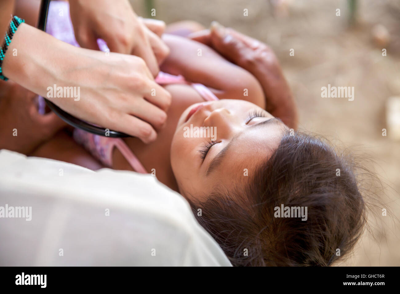 Medical aid to Philippines Stock Photo