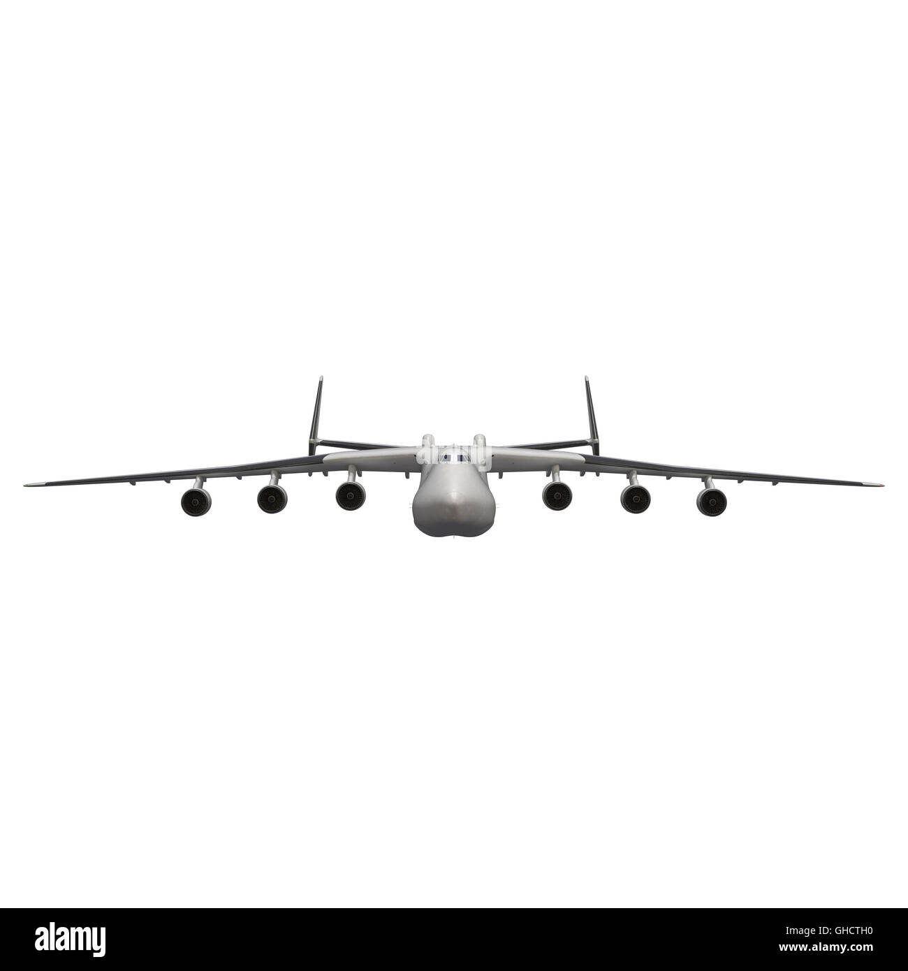 Isolated aircraft 3d rendering Stock Photo