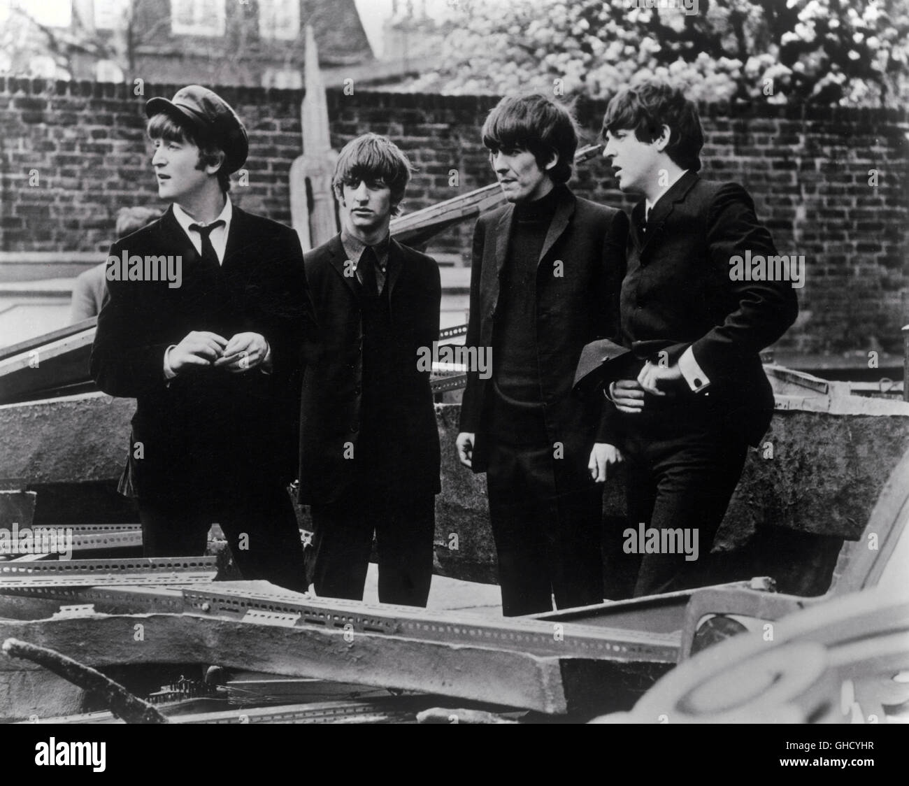 A HARD DAY'S NIGHT UK 1964 Richard Lester THE BEATLES: JOHN LENNON ...