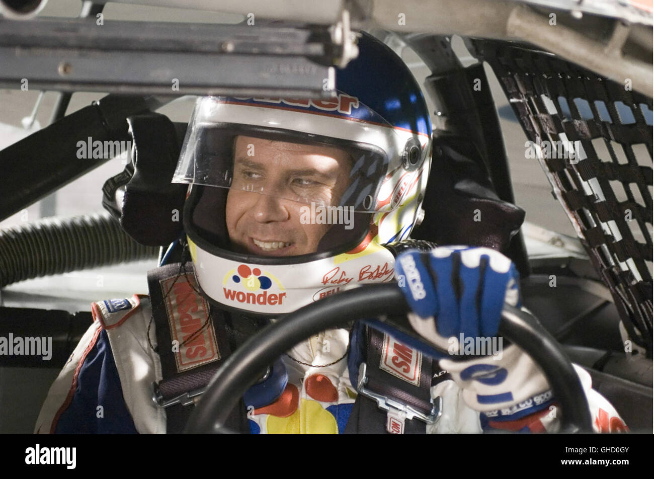 RICKY BOBBY - KÖNIG DER RENNFAHRER Talladega Nights: The Ballad of Ricky Bobby USA 2006 Adam McKay Rennfahrer Ricky Bobby (WILL FERRELL) hinter dem Steuer eines Nascar-Rennwagens. Regie: Adam McKay aka. Talladega Nights: The Ballad of Ricky Bobby Stock Photo