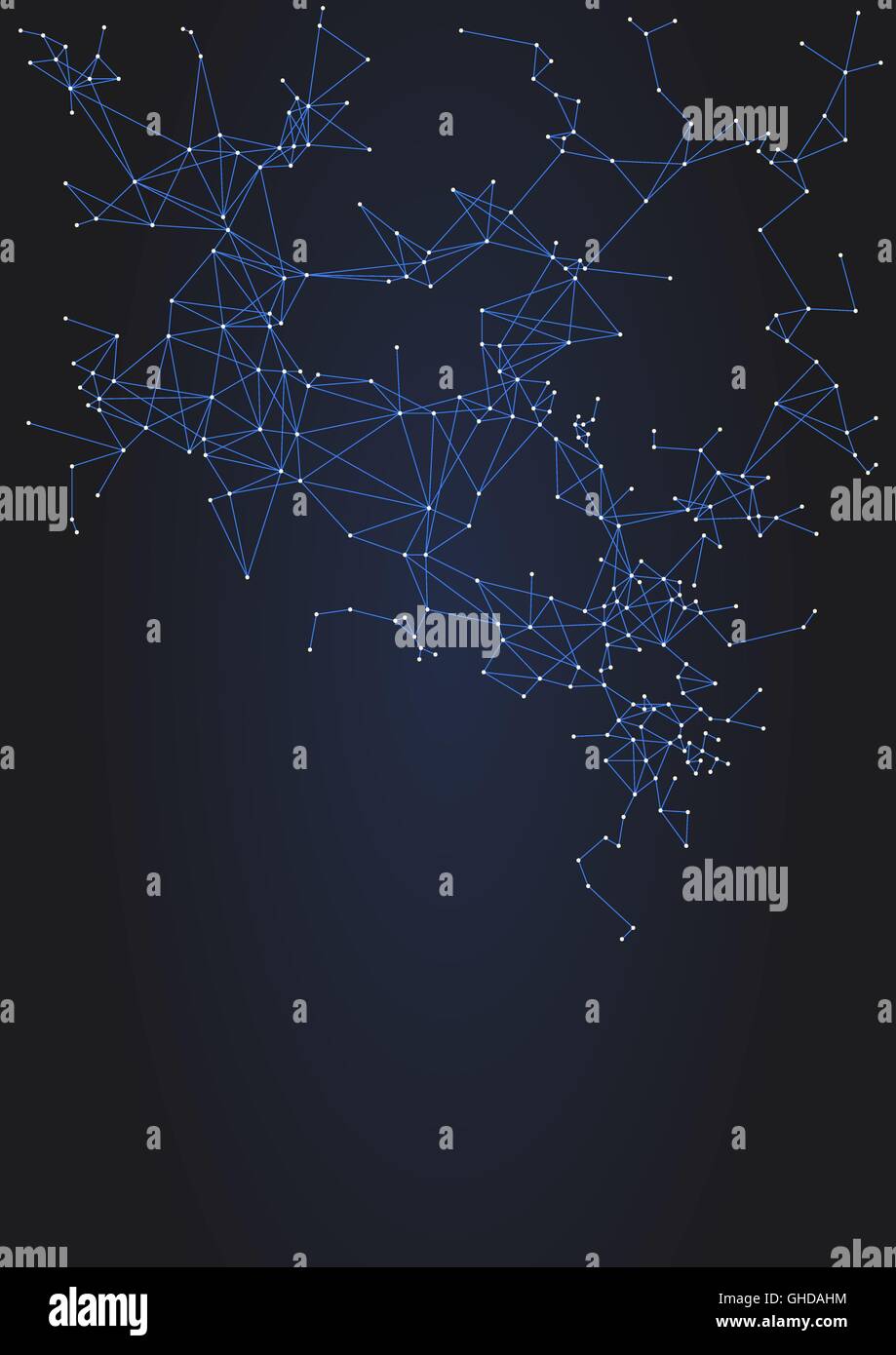 Network abstract polygonal background Stock Vector Image & Art - Alamy