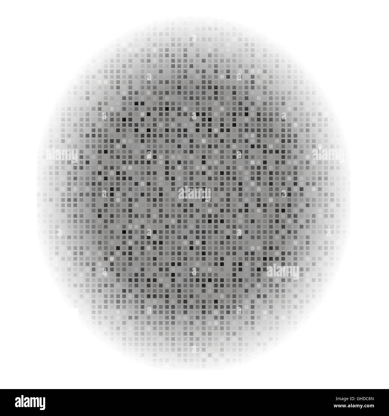 Abstract Grey Creative Pixel Technology Background Stock Vector Image ...