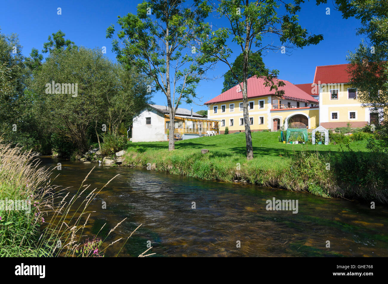 Farm on the creek grosse muhl hi-res stock photography and images - Alamy