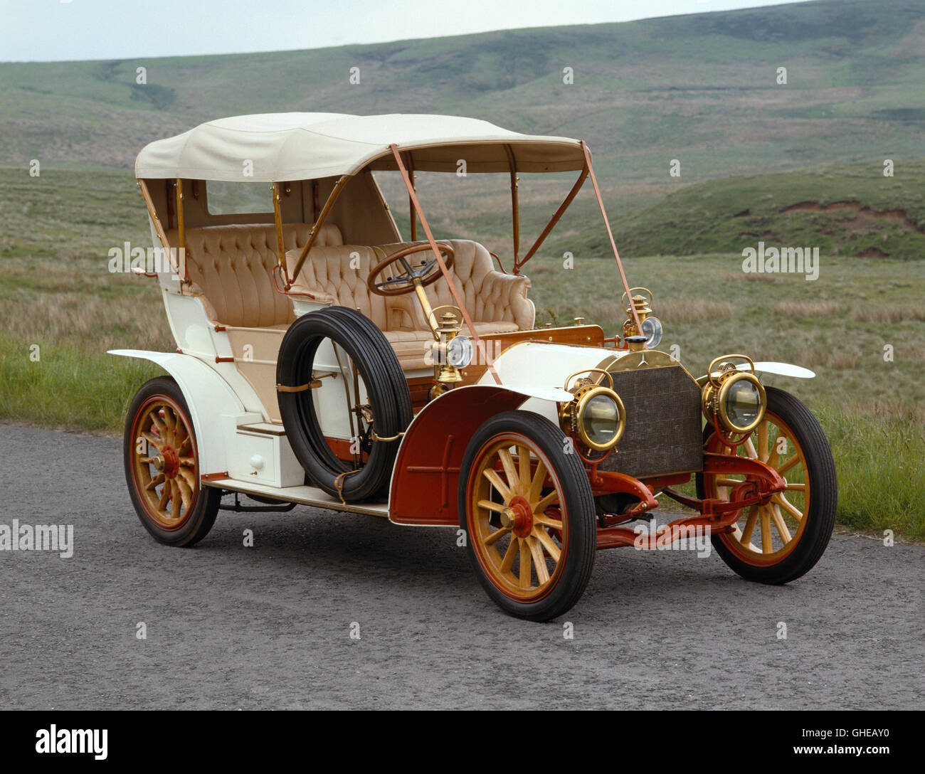 1904 Mercedes 28 32 HP side entrance Phaeton Country of origin Germany Stock Photo