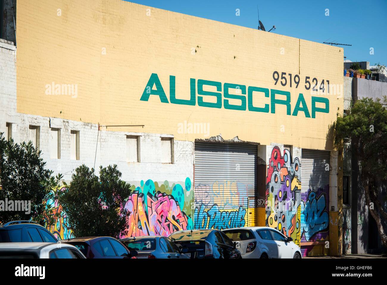 Graffiti and Street Art around Newtown on August 10, 2016, in Sydney, Australia. © Hugh Peterswald/Alamy Live News Stock Photo