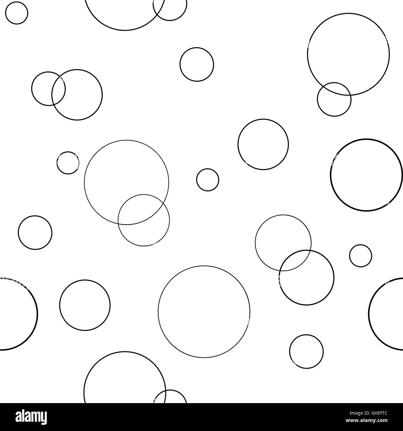Circles halftone pattern set Black and White Stock Photos & Images - Alamy