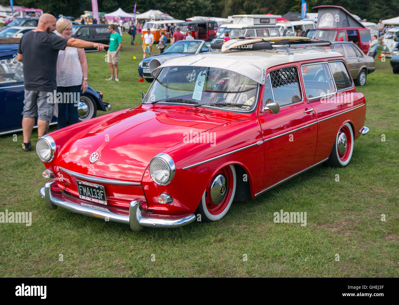 1960s red vintage volkswagen type 3 shooting brake Stock Photo Alamy