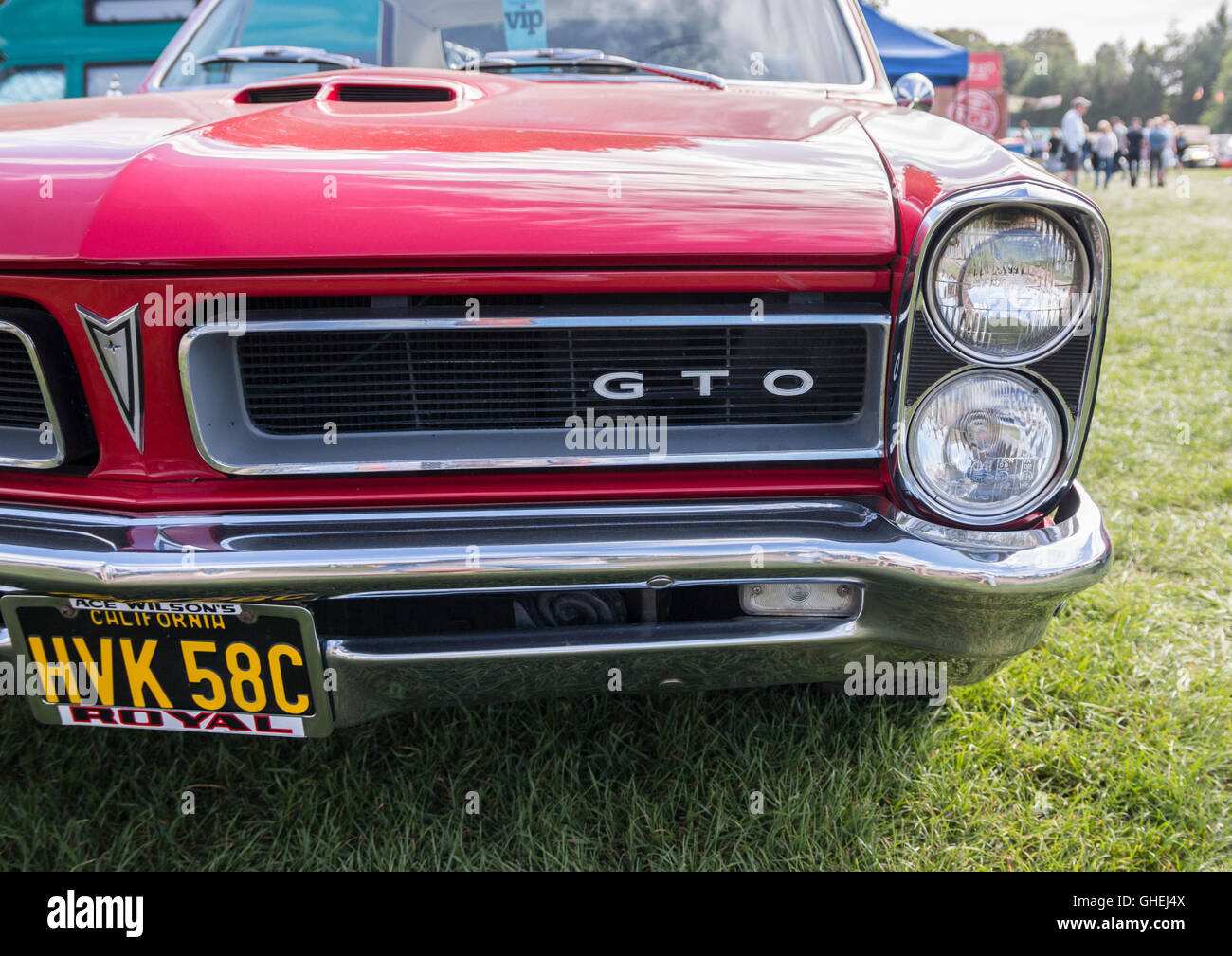 Red 1965 Pontiac GTO Stock Photo